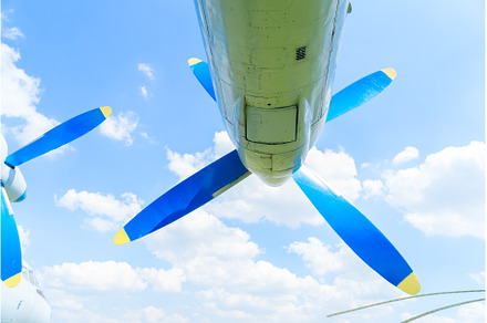 Vintage airplane propeller, a Transportation Photo by Neirfy