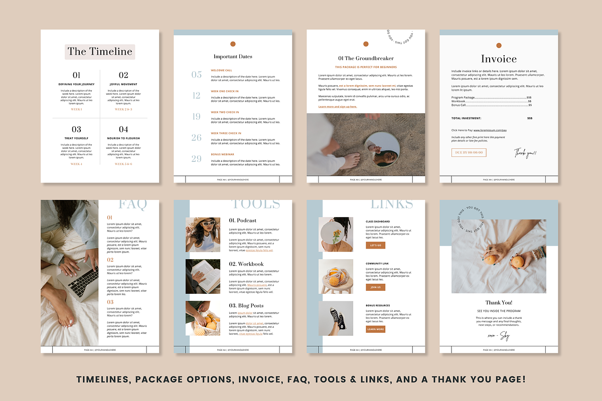 4-in-1 Coaching Bundle for Canva, a Templates & Theme by Erin Cassidy (Photo 19 of 26)