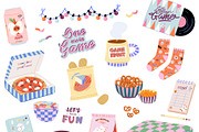 Cozy Game Night Party Clipart Bundle, an Object Graphic by Ruslana Lubenets (Thumbnail 5 of 17)