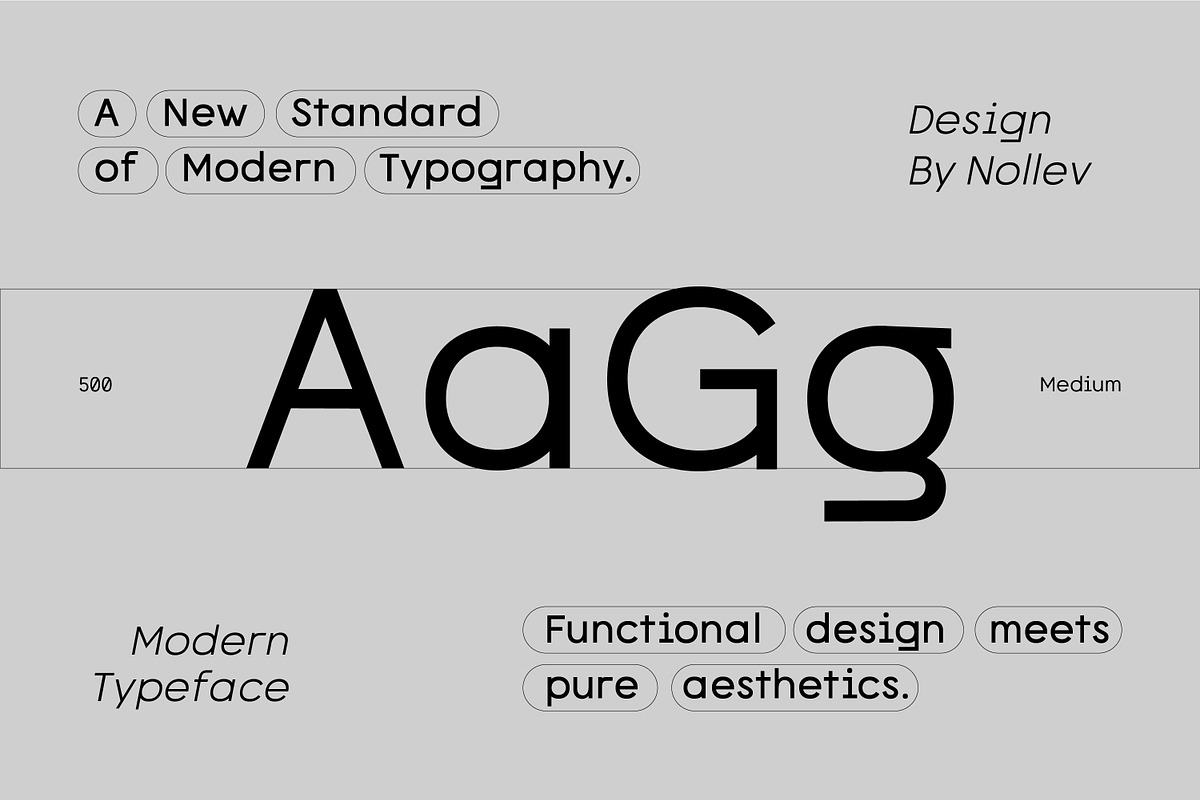 Norwige – Modern Geometric Sans, a Sans Serif Font by Nollev (Photo 7 of 11)