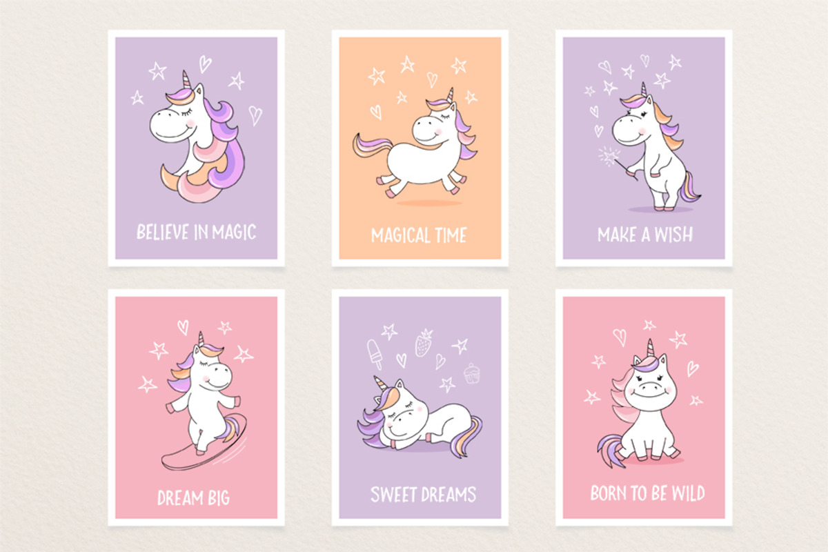 Unicorns Are Real Clipart, an Illustration by Teneresa (Photo 2 of 5)