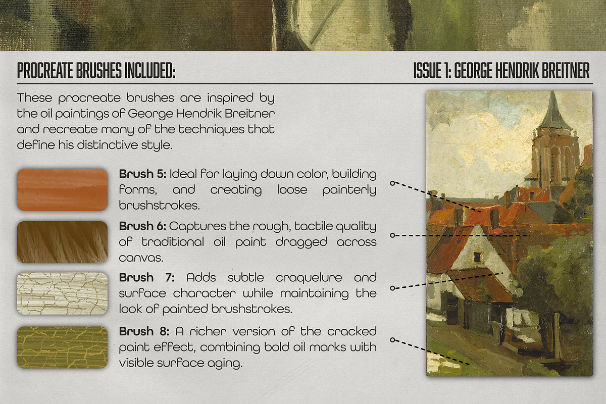 George Breitner Procreate Kit, a Brush Add-On by Digi Life (Photo 4 of 8)