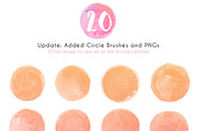 75 Watercolor Photoshop Brushes preview 4