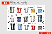 Family Wellie-Boots Collection, an Illustration by Sopelkin (Thumbnail 2 of 7)
