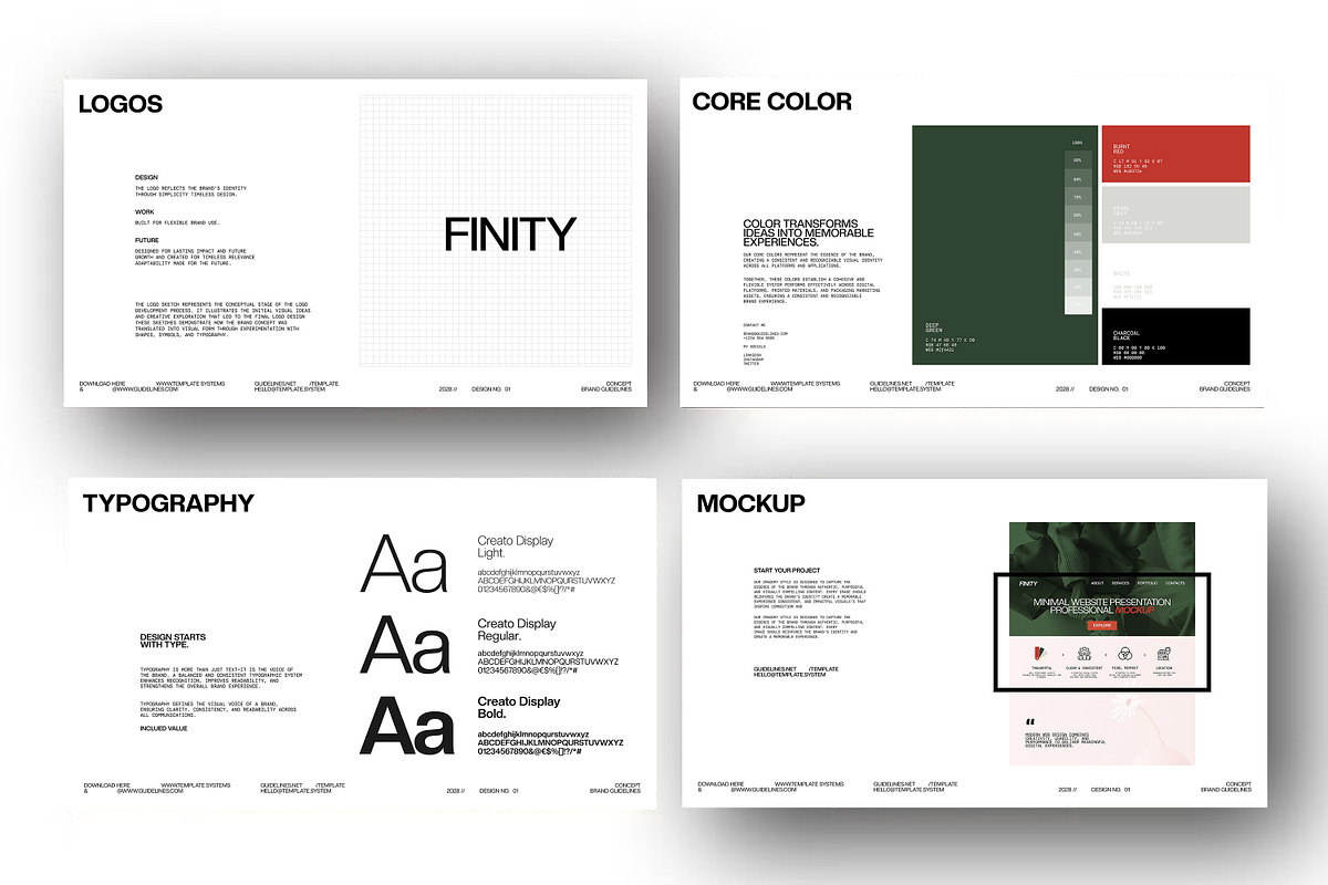 FINITY | Brand Guidelines CANVA, a Presentation Template by creathrivestudio (Photo 11 of 11)