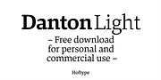 Danton, a Serif Font by Hoftype (Thumbnail 4 of 15)