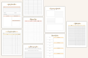 Intentional Life Strategy Journal, a Stationery Template by Designmela01
