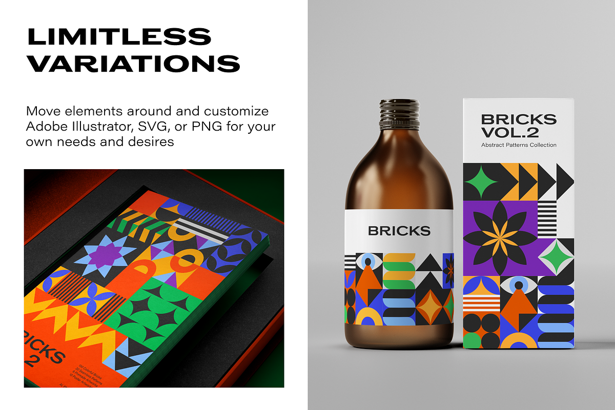 BRICKS VOL2 Patterns Collection, a Pattern Graphic by Katedsgn (Photo 7 of 11)
