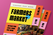 Farmer Market Flyer Set, a Flyer Template by Annora Studio (Thumbnail 5 of 6)
