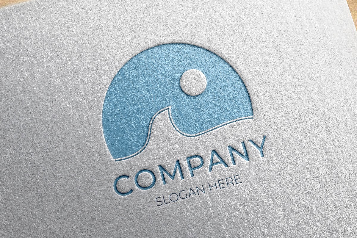 Surf wave beach logo design, a Branding & Logo Template by Medianeka (Photo 1 of 3)