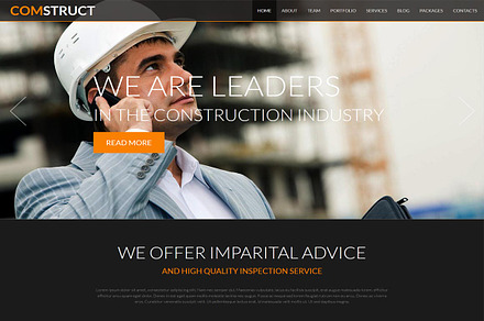 Comstruct - Business Joomla THeme