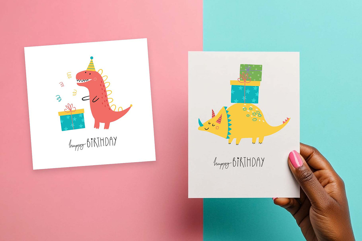 Birthday Dinosaur Collection, an Animal Illustration by Irina Ostapenko (Photo 6 of 6)
