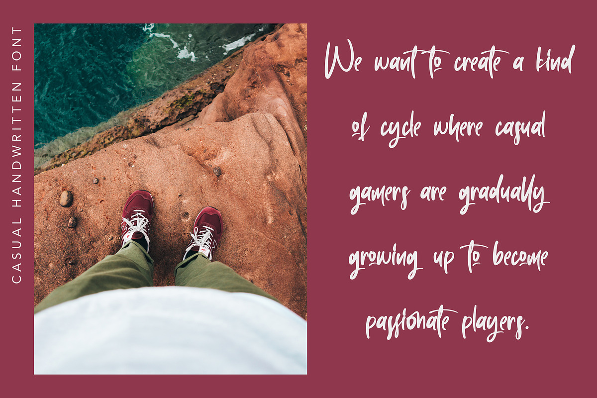 Plottage - Handwritten Font, a Script Font by Arendxstudio (Photo 4 of 8)