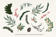Classic Christmas Graphic Set, an Illustration by Ink + Eye (Thumbnail 3 of 6)