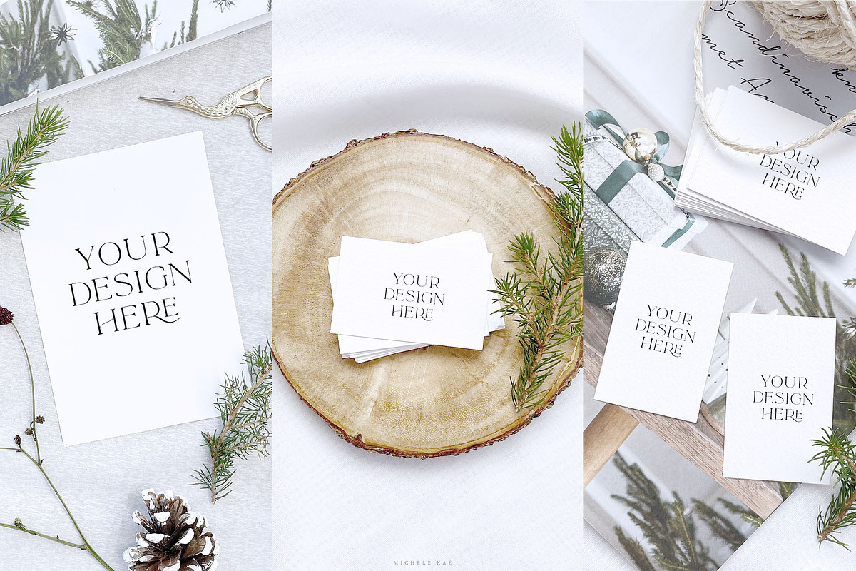 Winter Mockups, Mugs, Frames, Cards, a Household Mockup by Michèle Kae (Photo 6 of 10)