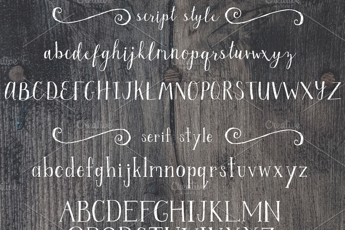 Oatmeal Raisin Font Duo + Graphics preview 2