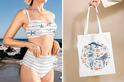 Under the sea Watercolor clipart, an Animal Illustration by Daryartsy (Thumbnail 7 of 7)