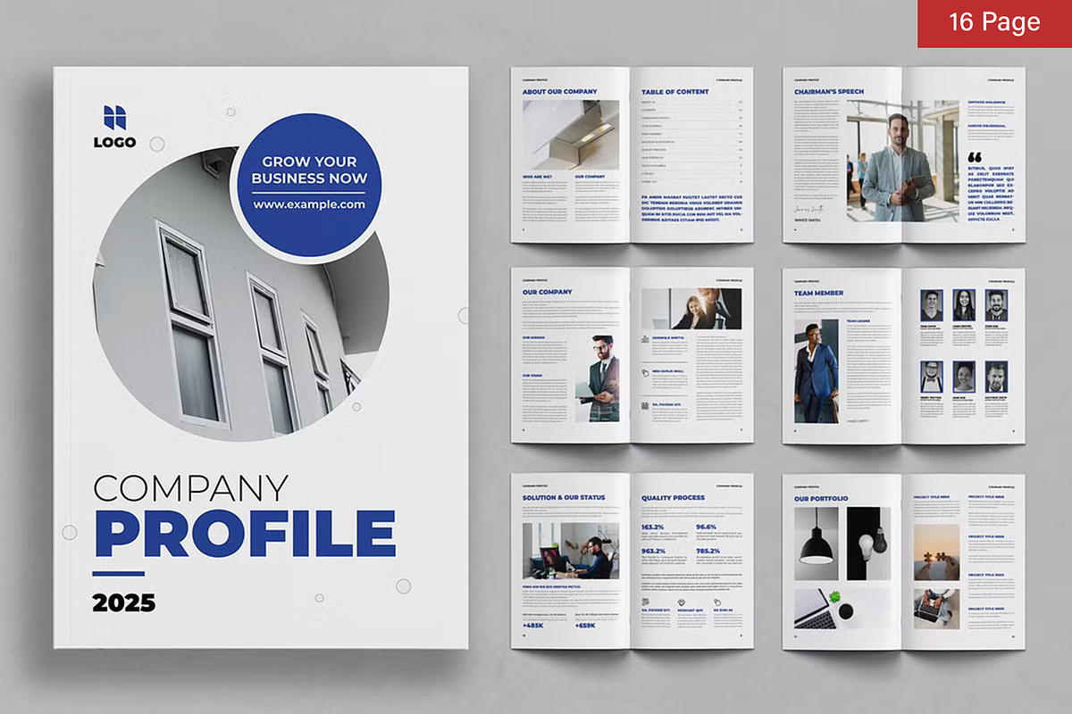 Company Profile Bundle, a Brochure Template by ContestDesign (Photo 18 of 24)