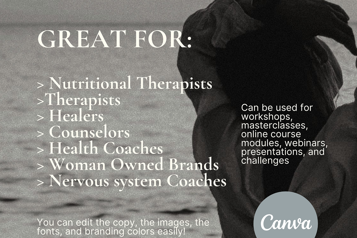 Canva Slide Deck Moody + Modern, a Presentation Template by Solana Creative Co. (Photo 10 of 10)