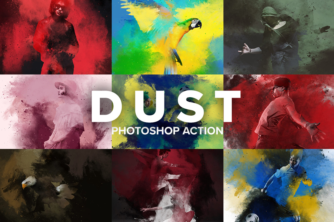 Dust Photoshop Action, an Action Add-On by Sevenstyles