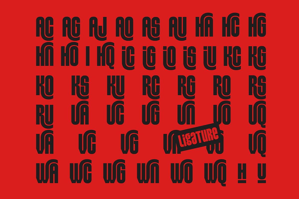 Nechlas Font, a Sans Serif Font by Glyphminds Studios (Photo 8 of 9)