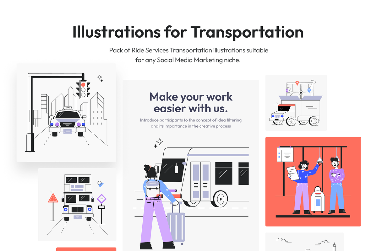 Animated Ride Services Illustrations, a Person Illustration by Prosymbols (Photo 4 of 13)