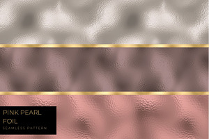 Pink And Pearl Foils Digital Paper