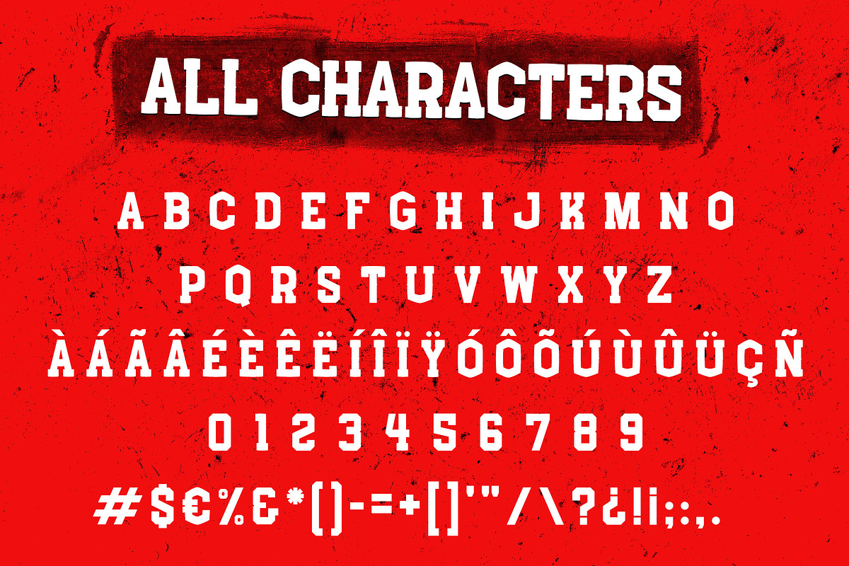 Boxing - Slab Serif Font preview 6