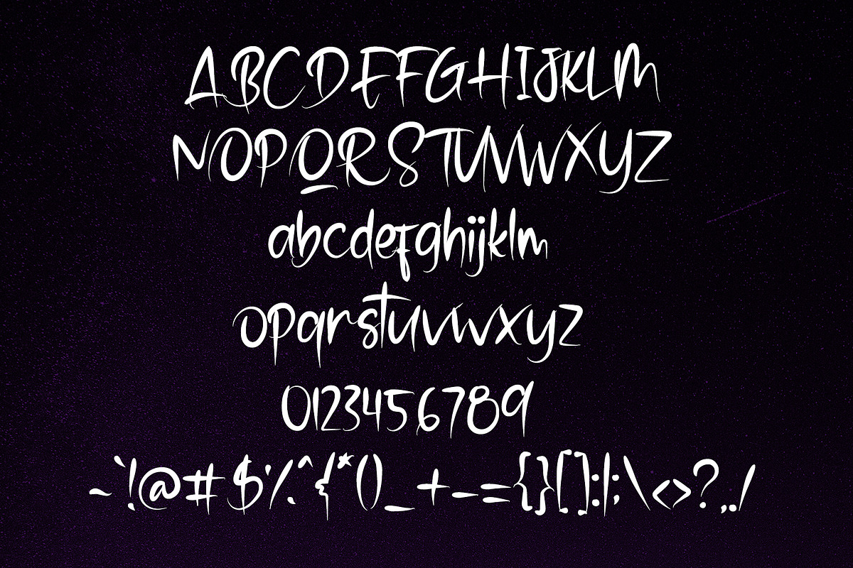 Stranger - Brush Font preview 6
