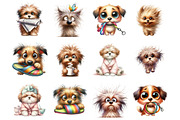 Quirky Frazzled Dogs PNG, a Graphic by CitraGraphics (Thumbnail 4 of 4)