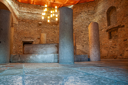 View of the Ancient interior of Basilica of Aquileia, an Architecture Photo by Bepslabor