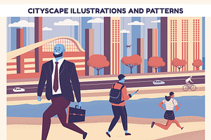 Cityscape Illustrations & Patterns