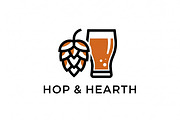 Hop Hearth Craft, a Branding & Logo Template by Logocreative (Thumbnail 2 of 2)
