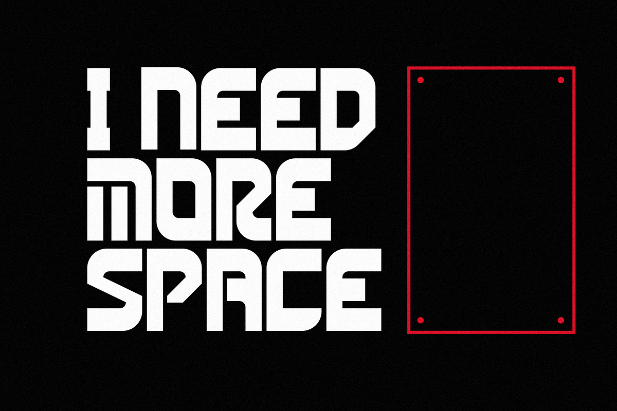 Space Over - Futuristic Sans Serif, a Sans Serif Font by figuree studio (Photo 2 of 10)