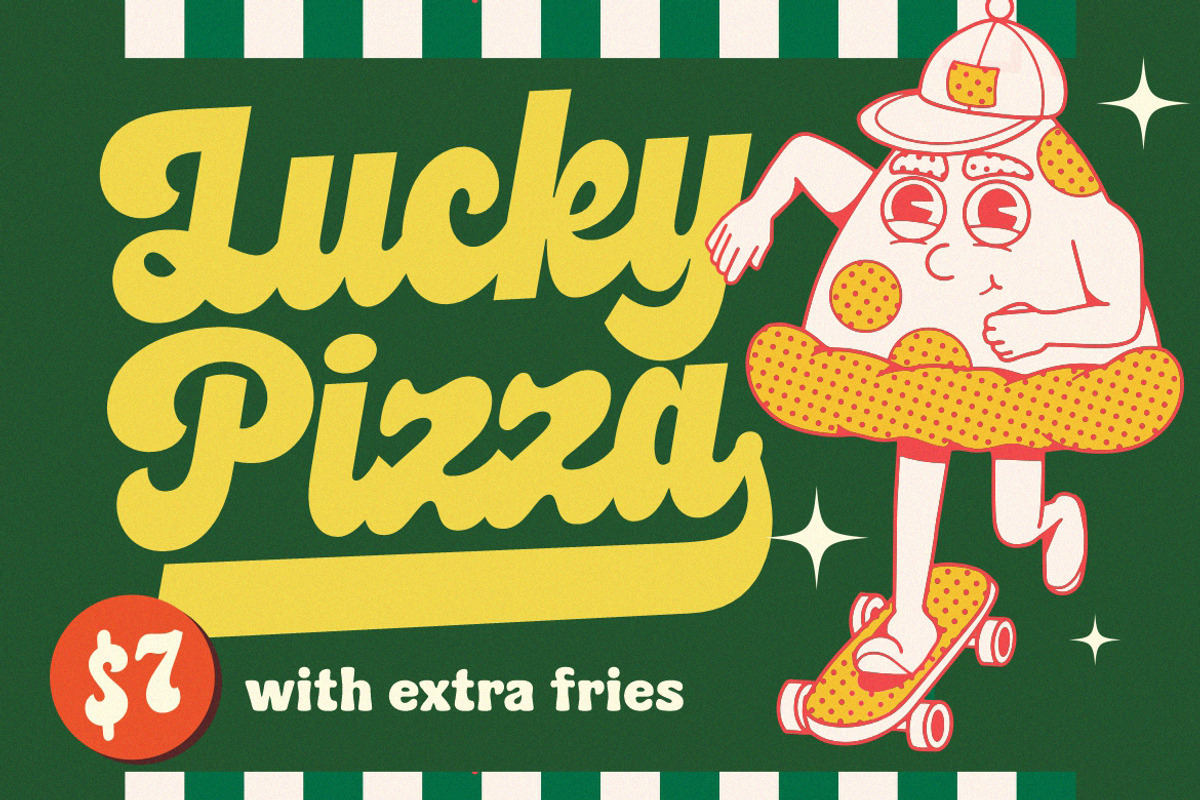 Mister Flavor Font, a Script Font by HansCo Studio (Photo 6 of 10)