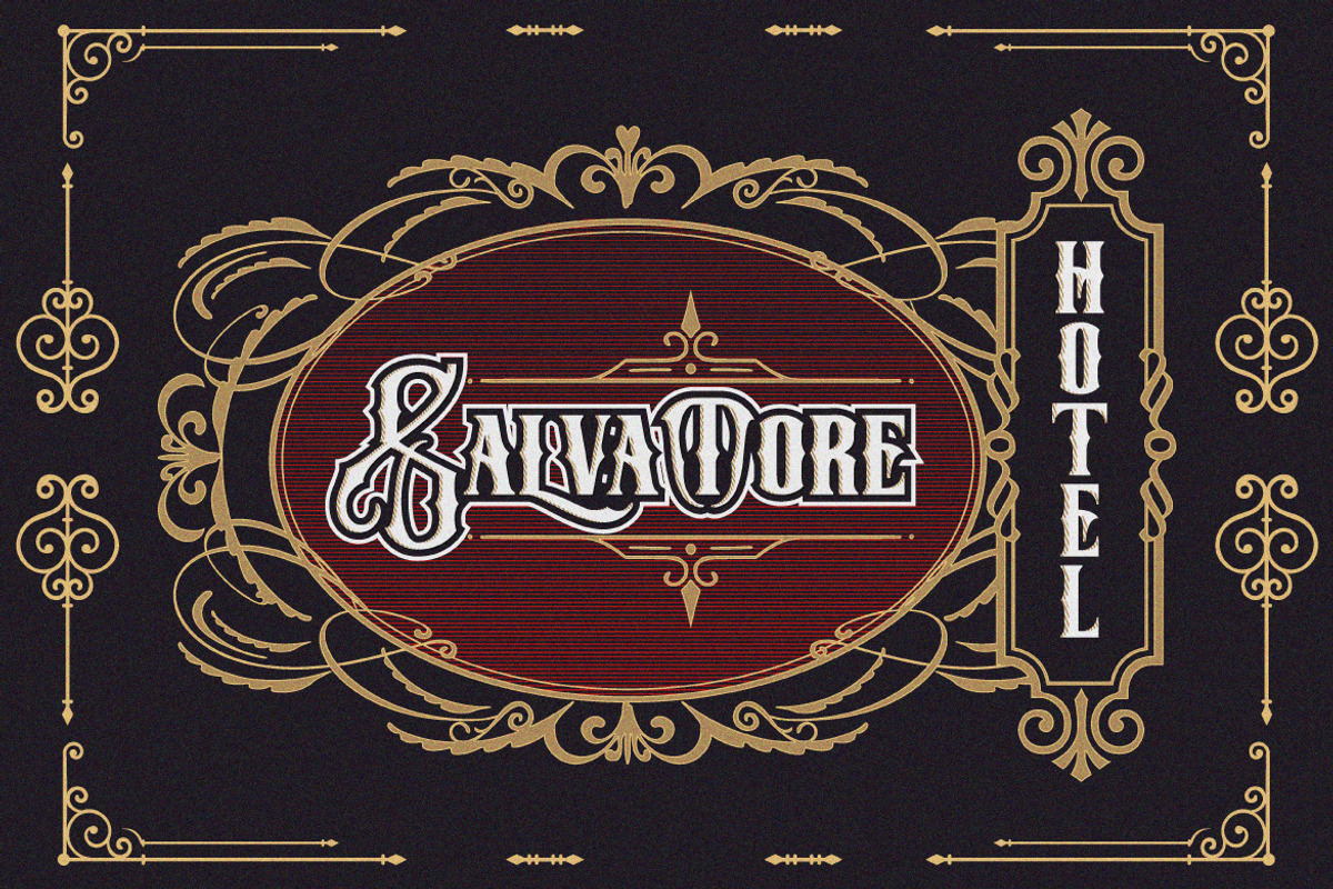 Quentes Fleur - A Tatoo Font, a Serif Font by Vava Aryanto (Photo 2 of 7)