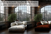 Loft Sofa Mockup Bundle, a Household Mockup by Vika_Softlife (Thumbnail 8 of 8)