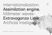Baru Sans Geometric Font Family, a Sans Serif Font by Kereatype (Thumbnail 7 of 19)