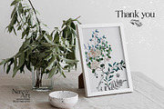 Winter Greenery Watercolor Set, an Illustration by NassyArt (Thumbnail 10 of 10)