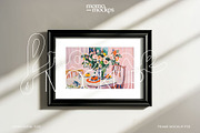 Horizontal Vintage Frame Mockup, a Household Mockup by momomockps (Thumbnail 1 of 13)