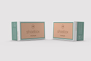 Shoe Box Mockup - 8 Views, a Packaging Mockup by Illusiongraphic (Thumbnail 9 of 17)
