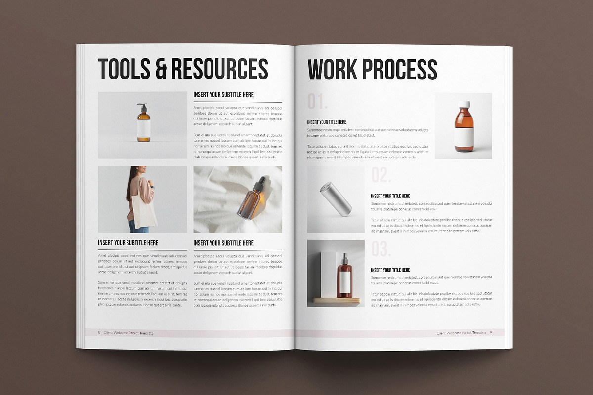 Welcome Packet Template, a Brochure Template by E-Type (Photo 4 of 7)