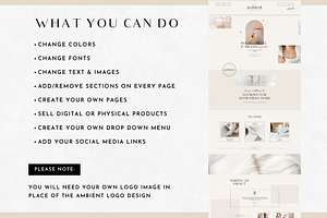 Wix Website Template - Ambient