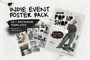 Indie Posters & Instagram Templates, a Social Media Template by Inartflow (Thumbnail 1 of 9)