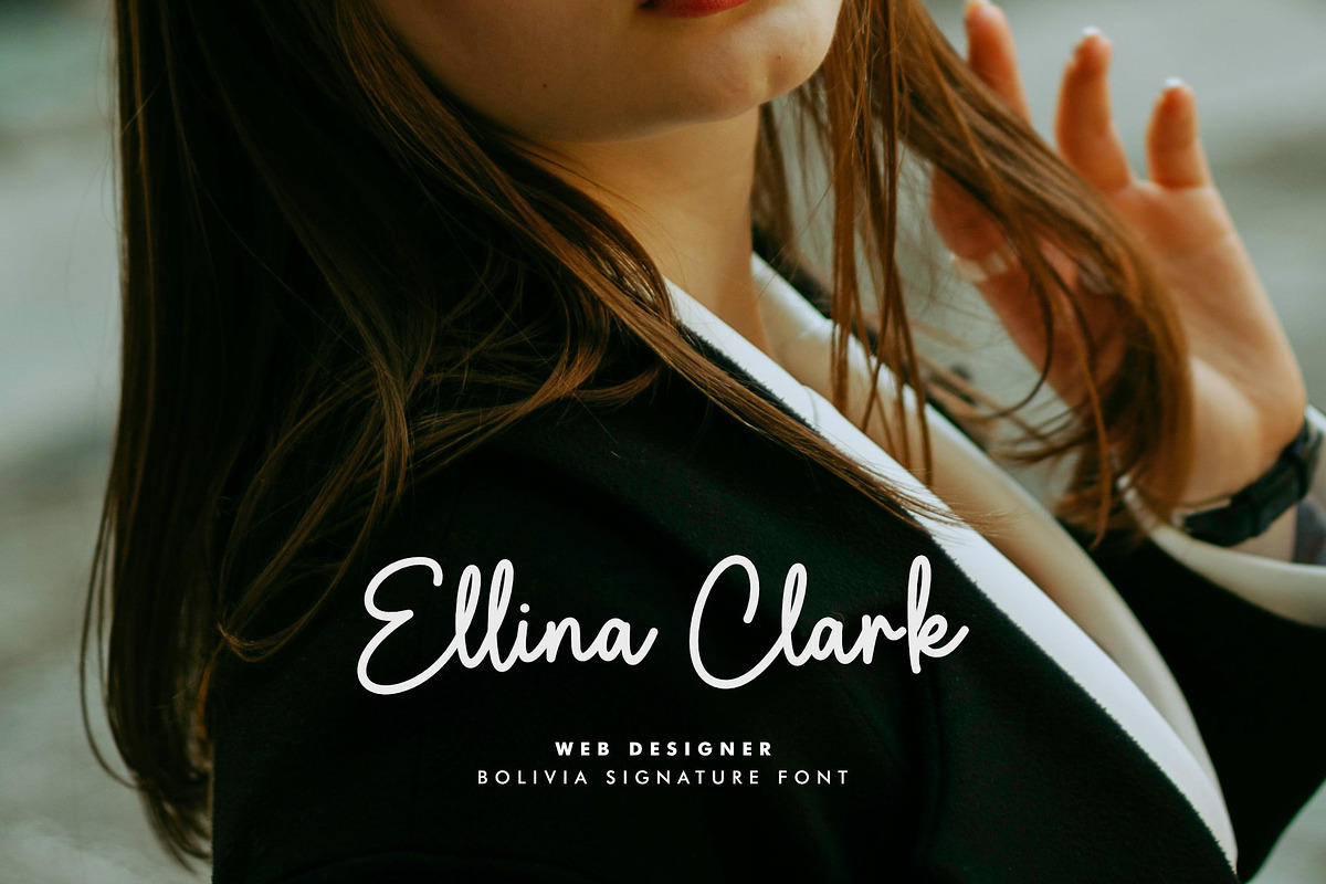 Bolivia Signature-Business Branding, a Script Font by Jimtype Studio (Photo 9 of 9)