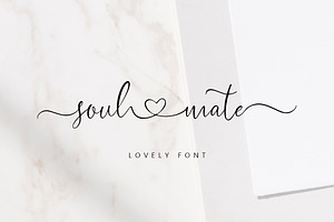 Soul And Mate Lovely Font