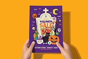 Halloween Sale Flyer, a Flyer Template by Creativestoree (Thumbnail 5 of 5)