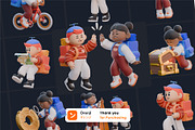 Travel and Adventure 3D Character, a Characters & Person 3D Model by orenjidesign (Thumbnail 8 of 8)