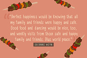 Homemade Hamburgers Font, a Sans Serif Font by Quirky Queen Media (Thumbnail 4 of 6)