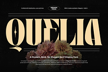Quelia Vintage - Branding Logo Font